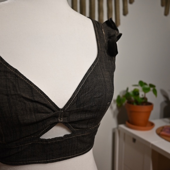 Intimately Free People Cropped Ruffle Bralette - Picture 2 of 5